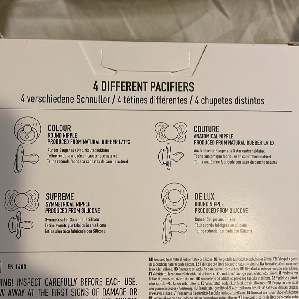 6 BIBS Pacifier- different types nipples to try - Picture 4 of 4